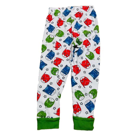 5 for $10 ⭐️ PJ Masks White Pajama Pants Size 5T - Picture 5 of 5
